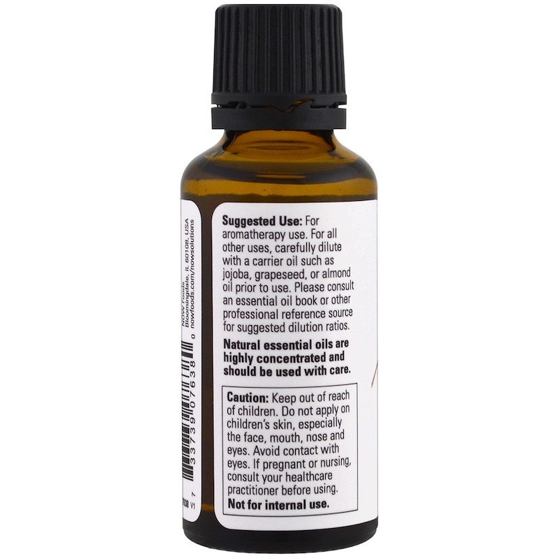 Now Foods, Essential Oils, Lemon Eucalyptus, 1 fl oz (30 ml) - iHerb