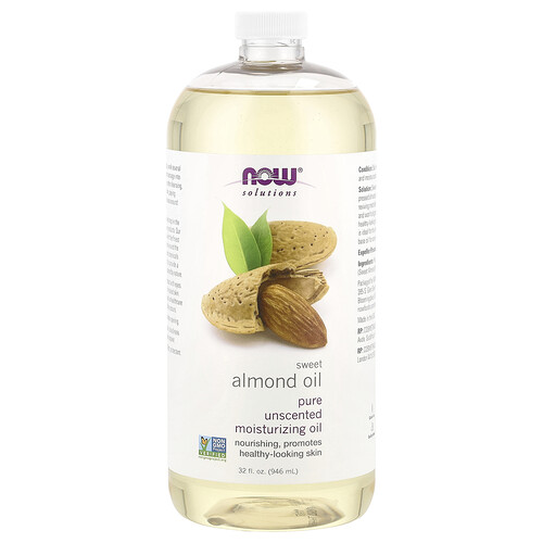 Now Foods Solutions, Sweet Almond Oil, Unscented, 32 fl oz (946 ml)