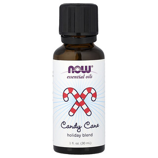 NOW Foods, Óleos Essenciais, Mistura Festiva de Bastão-Doce, 30 ml (1 fl oz)