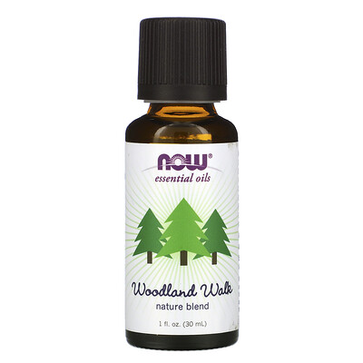 NOW Foods Essential Oils Woodland Walk Nature Blend 1 fl oz (30 ml)