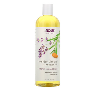 Отзывы о Now Foods, Solutions, Lavender Almond Massage Oil, 16 fl oz (473 ml)