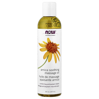 NOW Foods, Ratkaisut, Arnica-hierontaöljy, 237 ml