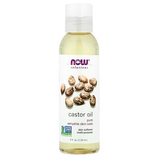 NOW Foods, Solutions, Касторовое Масло, 4 жидких унции (118 мл)