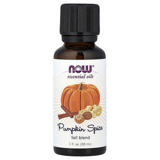 NOW Foods, Aceites esenciales, Especias de calabaza, 30 ml (1 oz. Líq.)