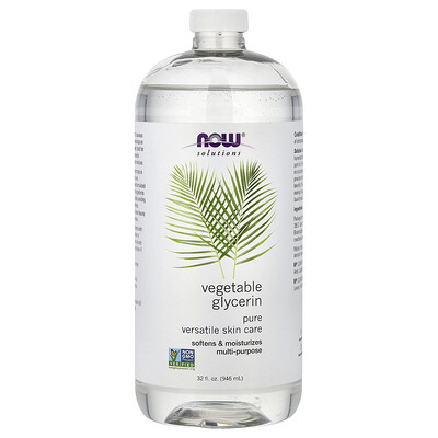 NOW Foods, Solutions, Glicerina vegetal, 946 ml (32 oz. líq.)