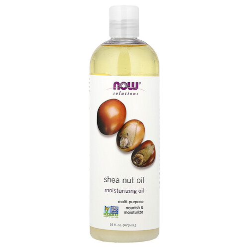 Now Foods Solutions, Shea Nut Oil, Moisturizing Oil, 16 fl oz (473 ml)