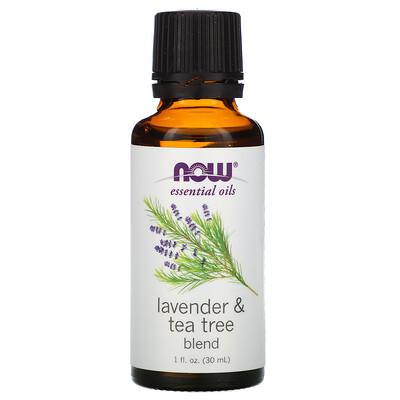 

Now Foods Essential Oils, Lavender & Tea Tree Blend, 1 fl oz (30 ml)