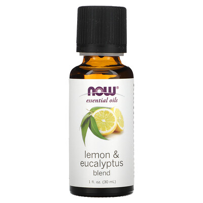 

NOW Foods Essential Oils Lemon & Eucalyptus Blend 1 fl oz (30 ml)