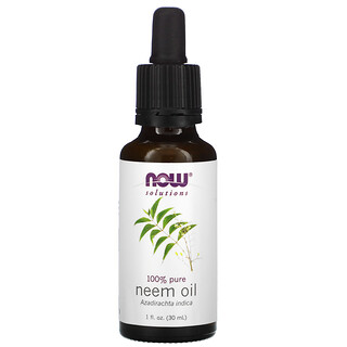 Now Foods, Solutions, 100% Pure Neem Oil, 1 fl oz (30 ml)
