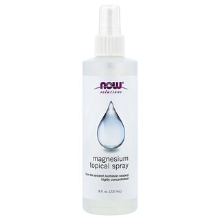 NOW Foods, Solutions, Magnezyum Topikal Sprey, 237 ml (8 fl oz)