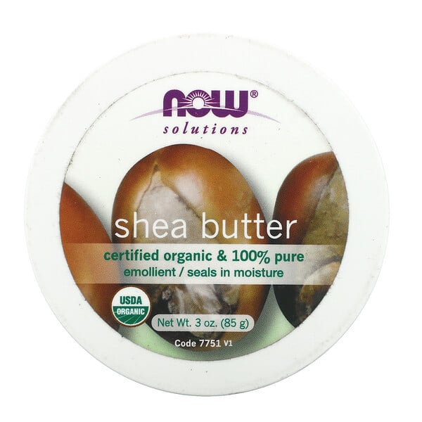 Now Foods, Solutions, Organic Shea Butter, Bio-Sheabutter, 85 g (3 oz.)