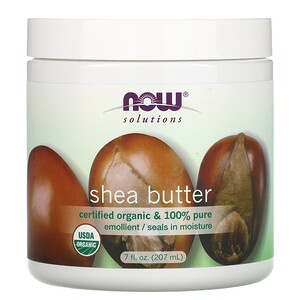 Отзывы о Now Foods, Solutions, Shea Butter, Certified Organic, 7 fl oz (207 ml)