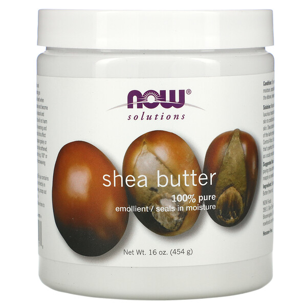 Now Foods ソリューションズ シアバター 454g 16液量オンス