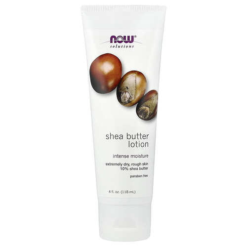 NOW Foods, Solutions, Shea Butter Lotion, 4 fl oz (118 ml)