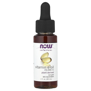 NOW Foods, Roztoky, vitamín E-olej, 30 ml