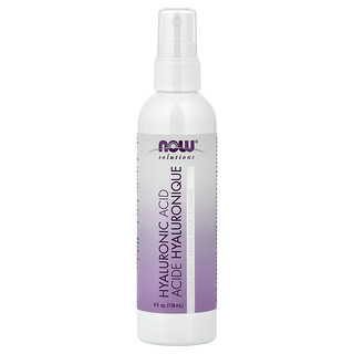 NOW Foods, Solutions, Brume pour le visage à l'acide hyaluronique, 118 ml