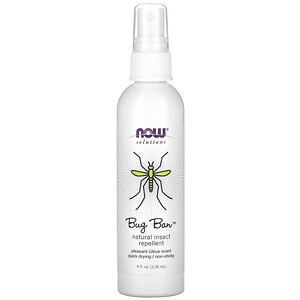 Отзывы о Now Foods, Bug Ban, Natural Insect Repellent, 4 fl oz (118 ml)