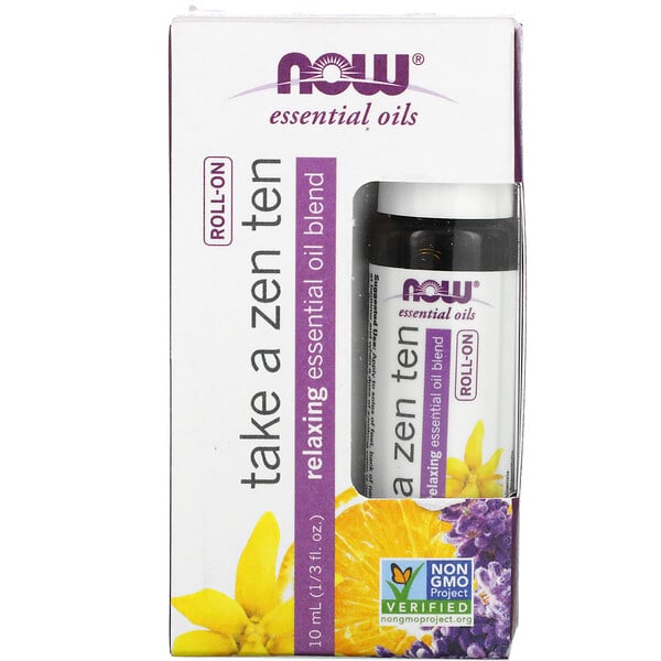 Essential Oils, Take a Zen Ten Roll On, 1/3 fl oz (10 ml) 