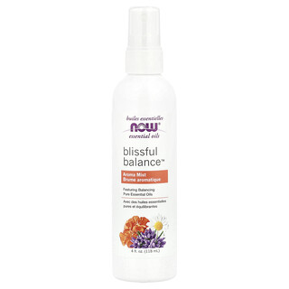 NOW Foods, Essentiële oliën, Blissful Balance™ Aroma Mist, 118 ml