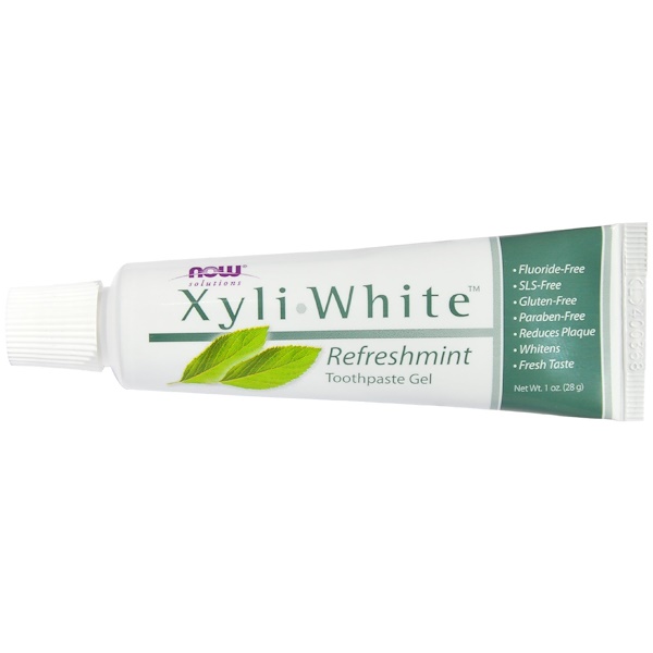 Now Foods, XyliWhite Toothpaste Gel, Refreshmint, 1 oz (28 g) iHerb