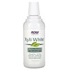 Now Foods, سوليوشنز، غسول الفم زيلي-وايت، النعناع المنعش، 16 أونصة سائلة(473 مل)