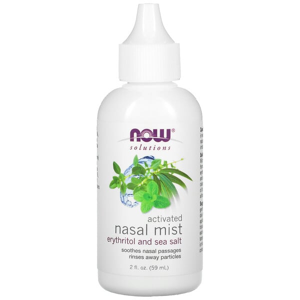Now Foods, Solutions, Spray nasal activado, 59 ml (2 oz. líq.)