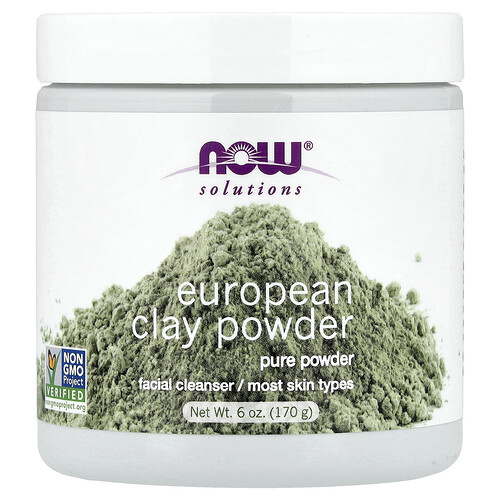 Now Foods Solutions, European Clay Powder, 6 oz (170 g)