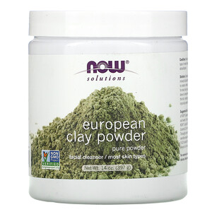 Отзывы о Now Foods, Solutions, European Clay Powder, 14 oz (397 g)