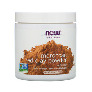 Отзывы о Now Foods, Solutions, Moroccan Red Clay Powder, 6 oz (170 g)