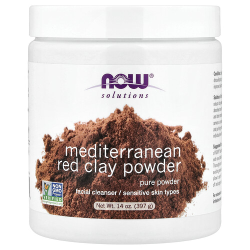 Now Foods Solutions, Mediterranean Red Clay Powder, 14 oz (397 g)