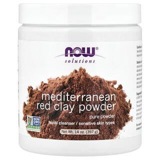 NOW Foods, Solutions, Arcilla roja mediterránea en polvo, 397 g (14 oz)