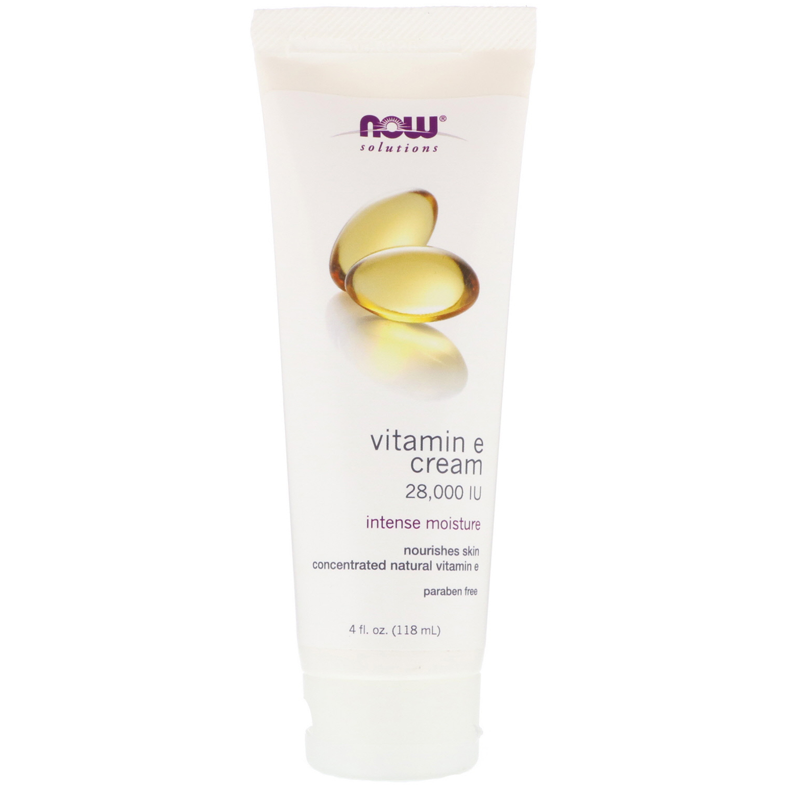 Now Foods Solutions ビタミンeクリーム 28 000 Iu 4 Fl Oz 118 Ml Iherb
