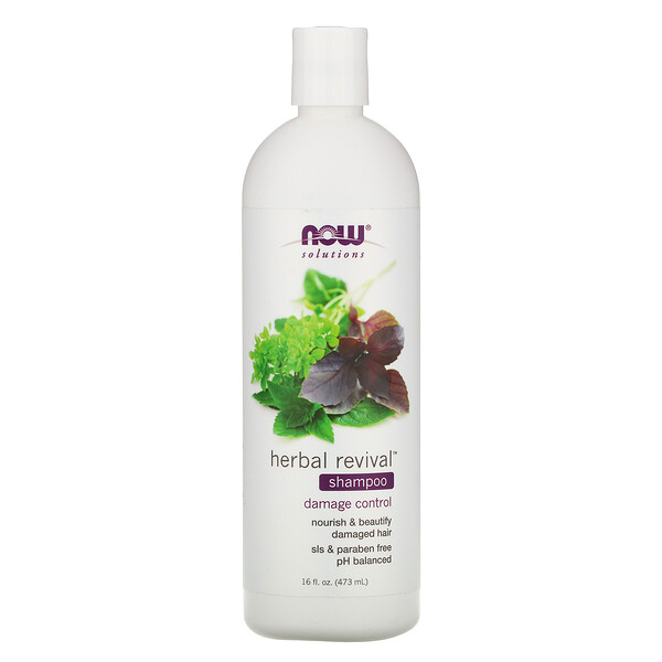 Now Foods, Solutions, Herbal Revival Shampoo, 16 fl oz (473 ml) iHerb