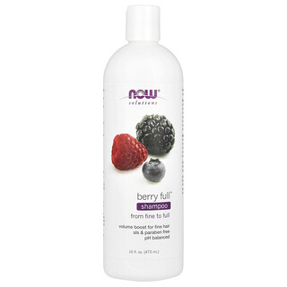 NOW Foods, Solutions, Berry Full sampon, Fine to Full, 16 fl oz (473 ml)