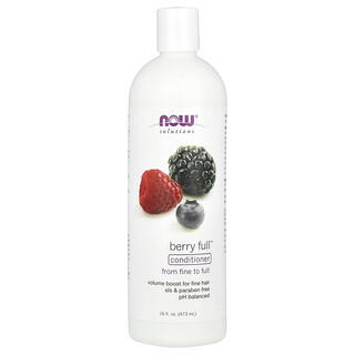 NOW Foods, Solutions, Berry Full Conditioner, Conditioner mit Beerengeschmack, von fein bis voll, 473 ml (16 fl. oz.)