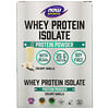 Now Foods‏, Sports, Whey Protein Isolate, Creamy Vanilla, 8 Packets, 1.13 oz (32 g) Each