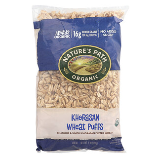 Nature's Path, Cereales inflados de trigo orgánico de Jorasán, 170 g (6 oz)