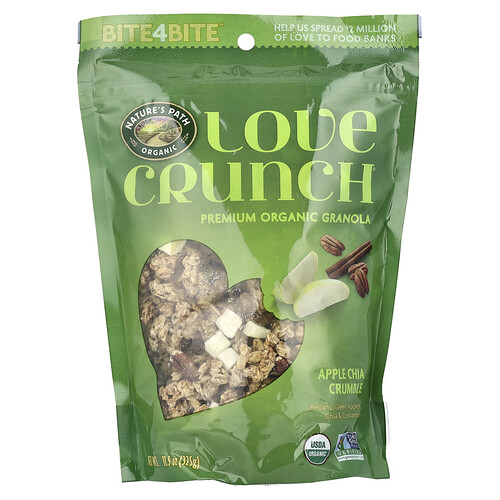 Nature's Path Love Crunch®, Premium Organic Granola, Apple Chia Crumble, 11.5 oz (325 g)