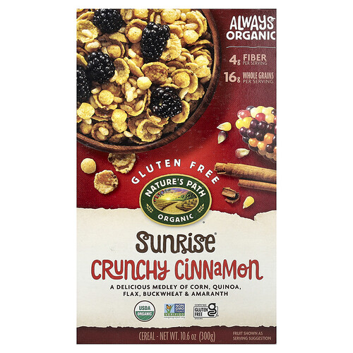 Nature's Path Organic Sunrise® Cereal, Crunchy Cinnamon, 10.6 oz (300 g)