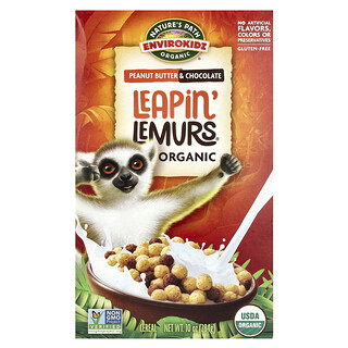 Nature's Path, Envirokidz，有机 Leapin' Lemurs 谷物，花生酱和巧克力，10 盎司（284 克）