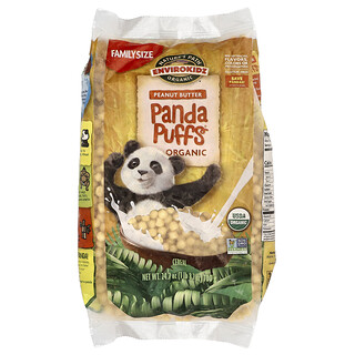 Nature's Path, EnviroKidz, Cereal Panda Puffs® orgánico, Mantequilla de maní, 700 g (24,7 oz)