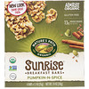 Nature's Path, Organic, Sunrise Breakfast Bars, Pumpkin-N-Spice, 6 Bars, 1.2 oz (35 g) Each