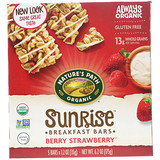 Отзывы о Organic, Sunrise Breakfast Bars, Berry Strawberry, 5 Bars, 1.2 oz (35 g) Each