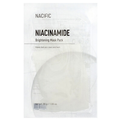 Nacific, Brightening Beauty Mask Pack, Niacinamide, 1 Sheet, 1.05 oz (30 g)