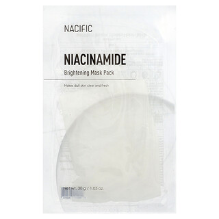 Nacific, Verhelderend schoonheidsmaskerpakket, niacinamide, 1 vel, 1.05 oz (30 g)