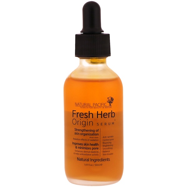 Natural Pacific, Fresh Herb, Origin Serum, 1.69 fl oz (50 ml)