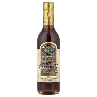 Napa Valley Naturals, органічна підсмажена кунжутна олія, 375 мл (12,7 рідк. унції)