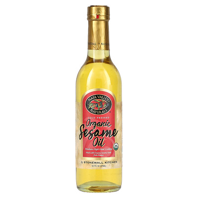 Napa Valley Naturals, Aceite de sésamo orgánico, 375 ml (12,7 oz)