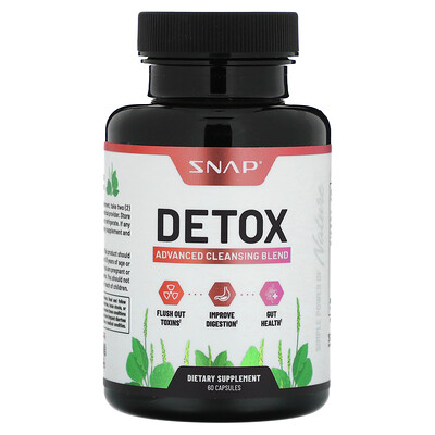Product Image for Snap Supplements, Detox, Advanced Cleansing Blend , 60 Capsules