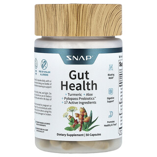 Snap Supplements, Здраве на червата, 50 капсули